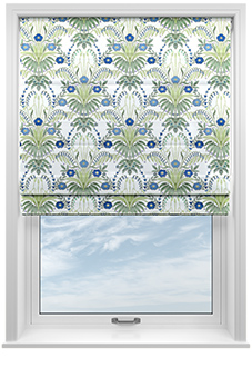 Cotswold Faux Silk, Sapphire - Twist&Fit Roman Blind